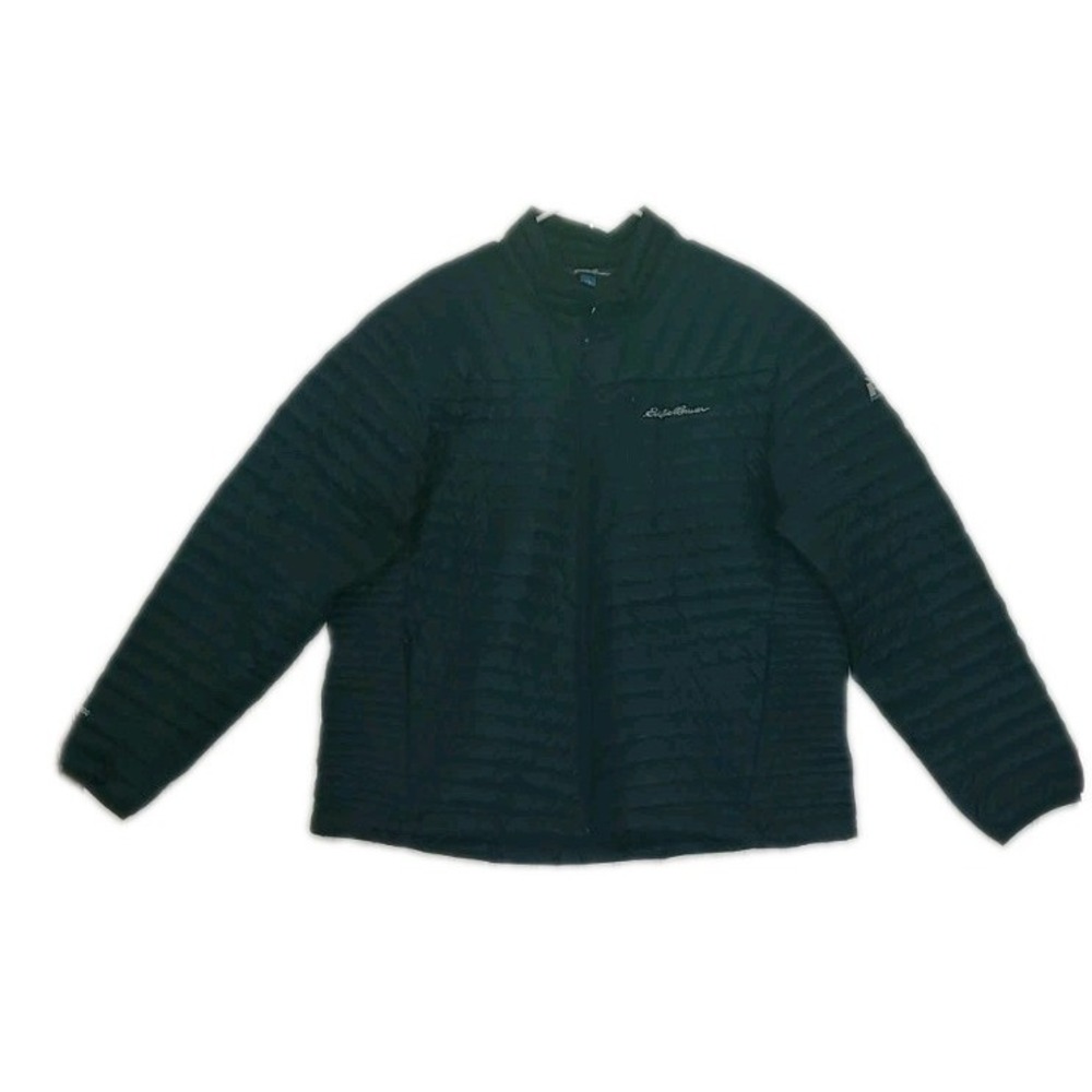 Men's Eddie Bauer First Ascent EB800 Down Green Puffer Coat Jacket Sz 2xl